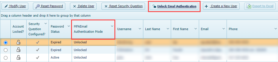 Unlock Email Authentication