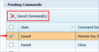 Cancel One Command